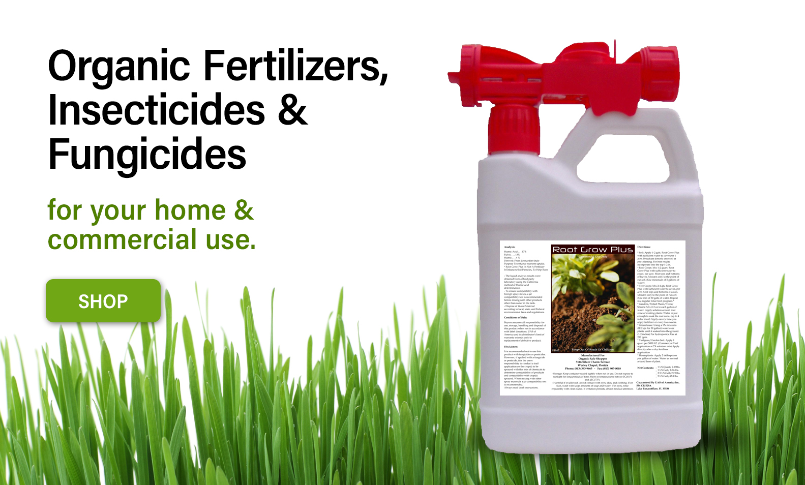 organic fertilizers fungicides organic safe shoppes wesley chapel florida